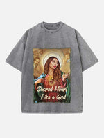 Ariana Grande Print Round Neck T-shirt