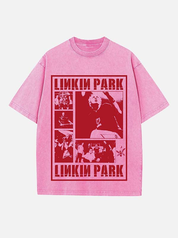 Linkin Park Print Round Neck T-shirt