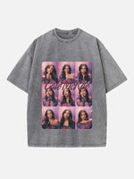 Tate McRae Print Round Neck T-shirt