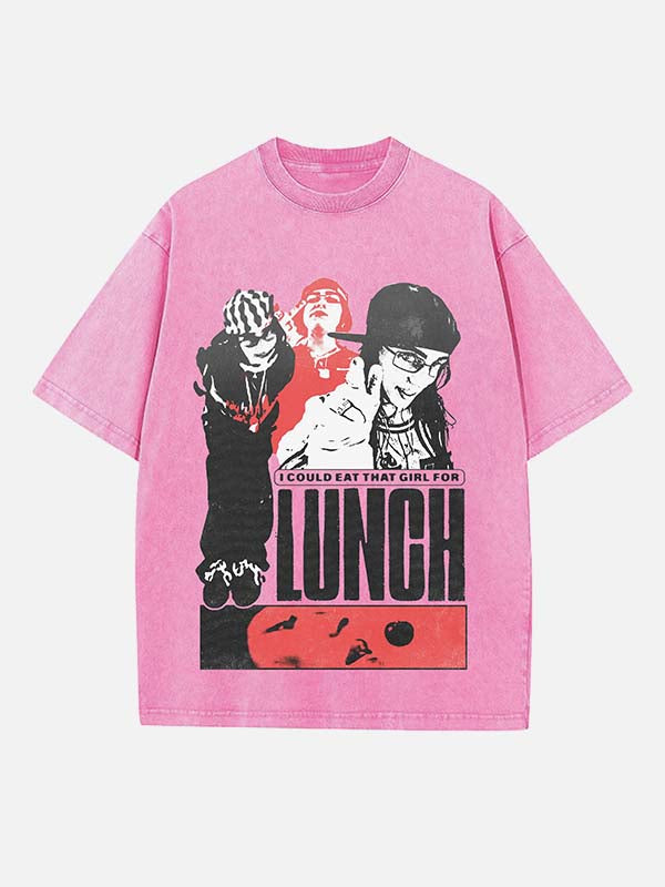 Billie Eilish Print Round Neck T-shirt
