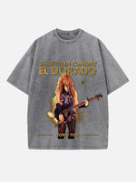 Shakira Print Round Neck T-shirt