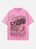 Creedence Clearwater Revival Print Round Neck T-shirt