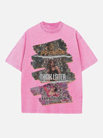 Tate McRae Print Round Neck T-shirt