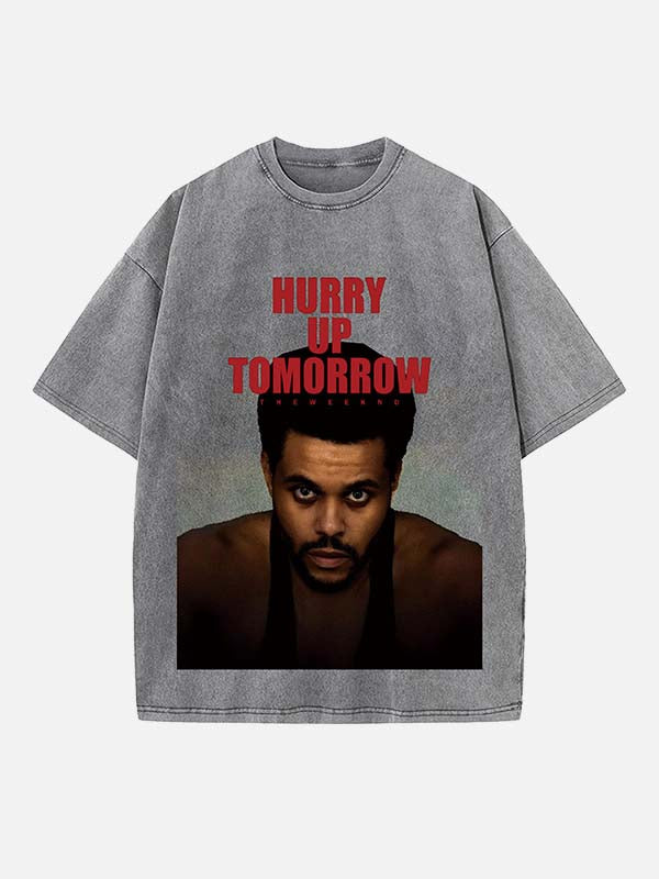 The Weeknd Print Round Neck T-shirt
