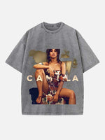 Camila Cabello Print Round Neck T-shirt