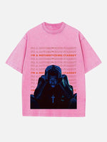 The Weeknd Print Round Neck T-shirt