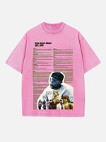 2Pac Print Round Neck T-shirt