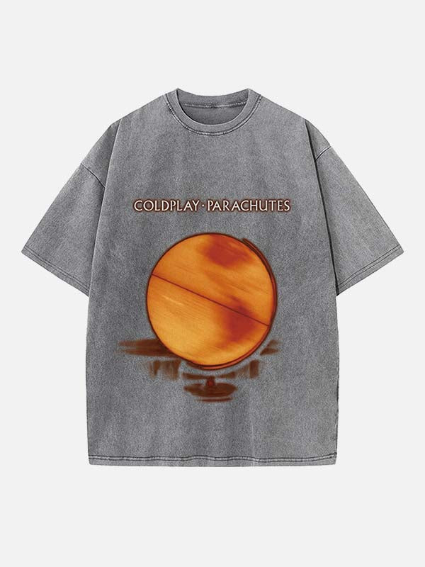 Coldplay Print Round Neck T-shirt