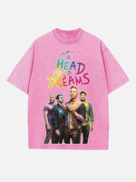 Coldplay Print Round Neck T-shirt