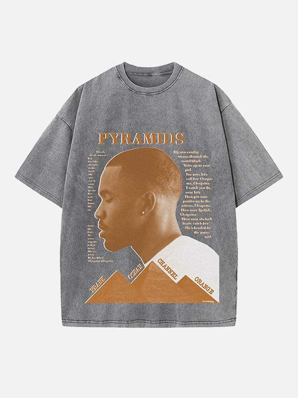 Frank Ocean Print Round Neck T-shirt