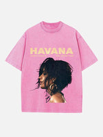 Camila Cabello Print Round Neck T-shirt