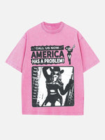 Beyoncé Print Round Neck T-shirt