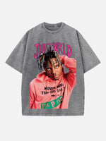 Juice WRLD Print Round Neck T-shirt