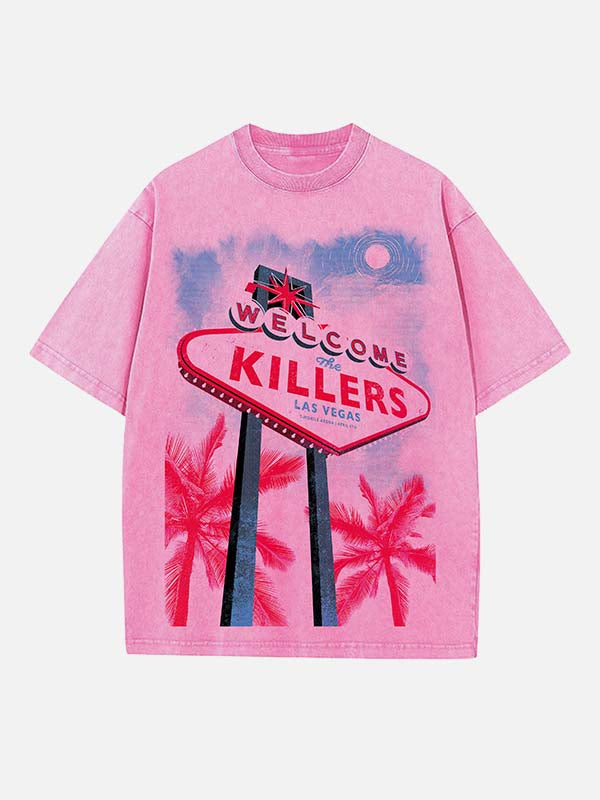 The Killers Print Round Neck T-shirt
