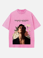 Shawn Mendes Print Round Neck T-shirt