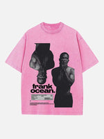 Frank Ocean Print Round Neck T-shirt