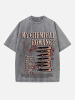 My Chemical Romance Print Round Neck T-shirt