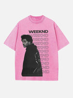 The Weeknd Print Round Neck T-shirt