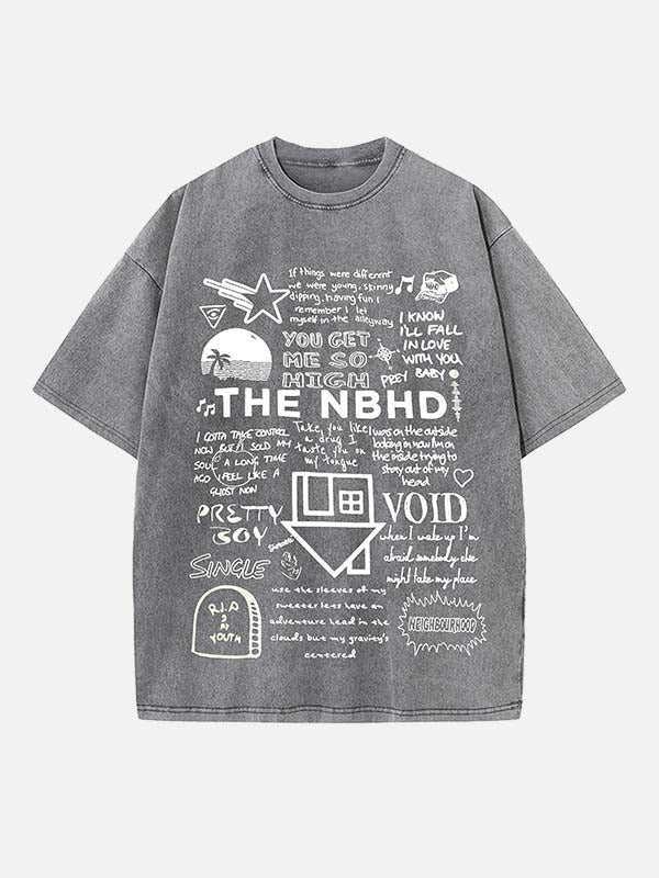 The Neighbourhood Print Round Neck T-shirt