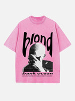 Frank Ocean Print Round Neck T-shirt