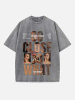 Tate McRae Print Round Neck T-shirt