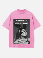 Ariana Grande Print Round Neck T-shirt