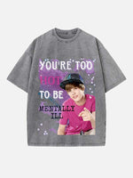 Justin Bieber Print Round Neck T-shirt