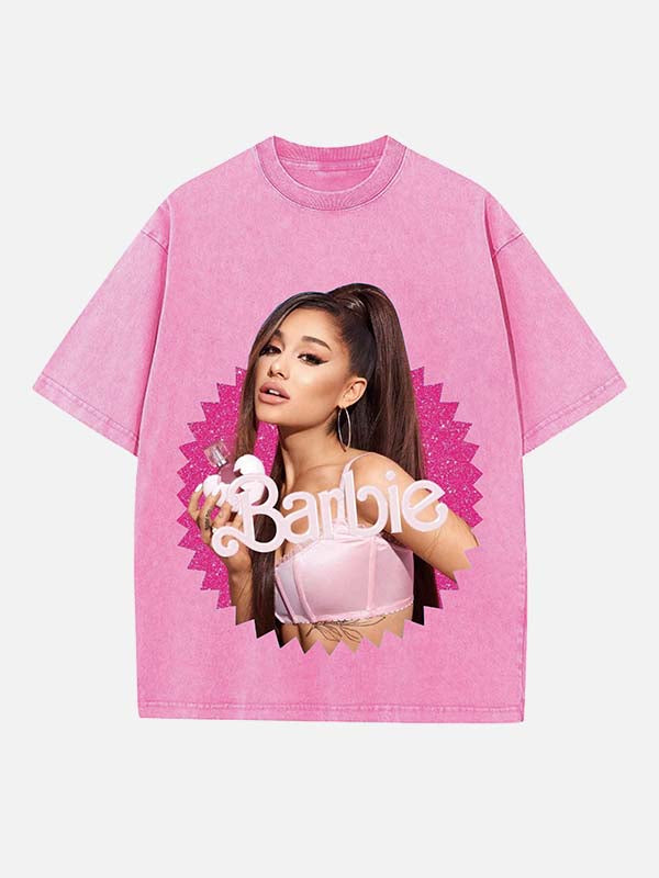 Ariana Grande Print Round Neck T-shirt
