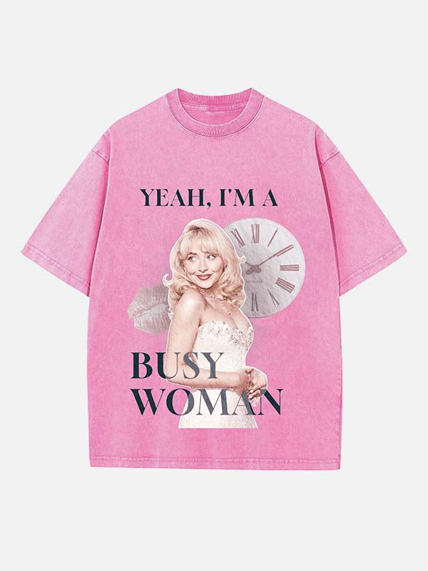 Sabrina Carpenter Print Round Neck T-shirt