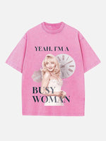 Sabrina Carpenter Print Round Neck T-shirt