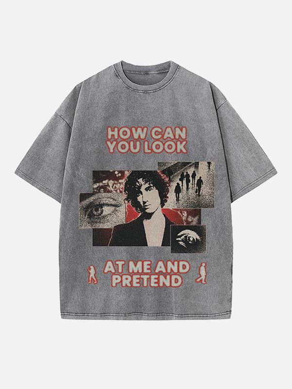 Sombr Print Round Neck T-shirt