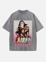 Dua Lipa Print Round Neck T-shirt
