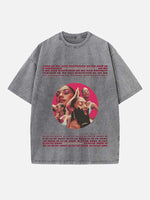 Olivia Dean Print Round Neck T-shirt