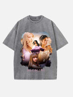 BLACKPINK Print Round Neck T-shirt