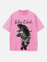 Billie Eilish Print Round Neck T-shirt