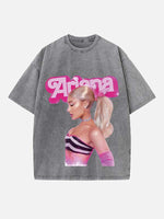 Ariana Grande Print Round Neck T-shirt