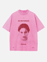 Rosalía Print Round Neck T-shirt