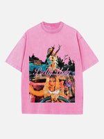 Zara Larsson Print Round Neck T-shirt