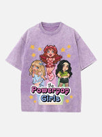 Sabrina Carpenter & Billie Eilish & Chappell Roan Print Round Neck T-shirt