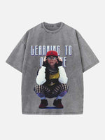 Billie Eilish Print Round Neck T-shirt