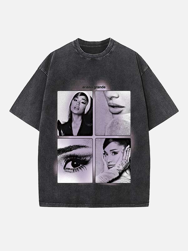Ariana Grande Print Round Neck T-shirt