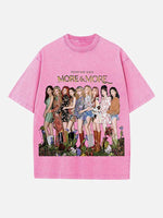 TWICE Print Round Neck T-shirt