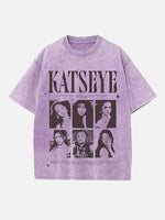 KATSEYE Print Round Neck T-shirt