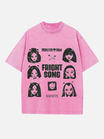 KATSEYE Print Round Neck T-shirt