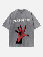 System of a Down Print Round Neck T-shirt