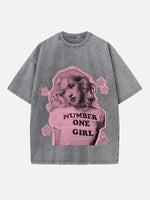 BLACKPINK Rosé Print Round Neck T-shirt