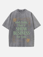 Taylor Swift Print Round Neck T-shirt