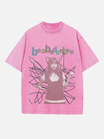 Beabadoobee Print Round Neck T-shirt
