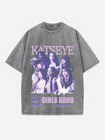 KATSEYE Print Round Neck T-shirt