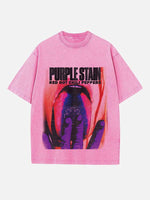 Red Hot Chili Peppers Print Round Neck T-shirt